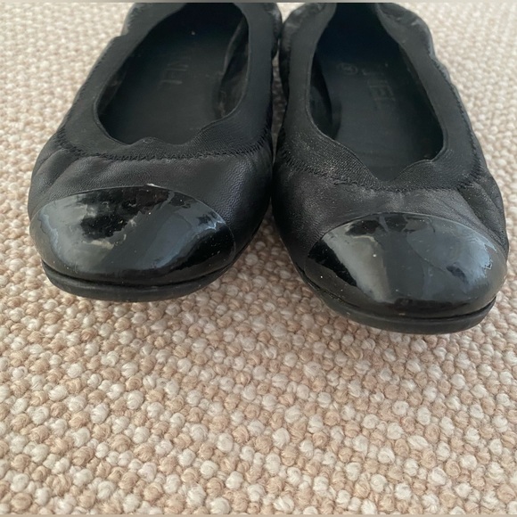 Chanel black ballerina leather flats 36 6 - Picture 2 of 7